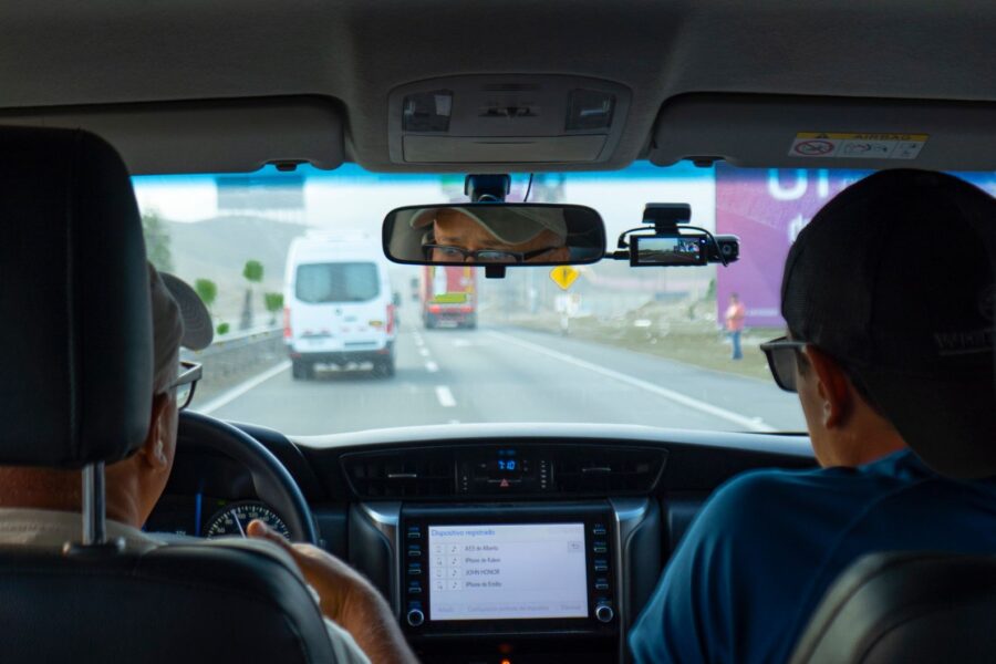 Rearview mirror dash