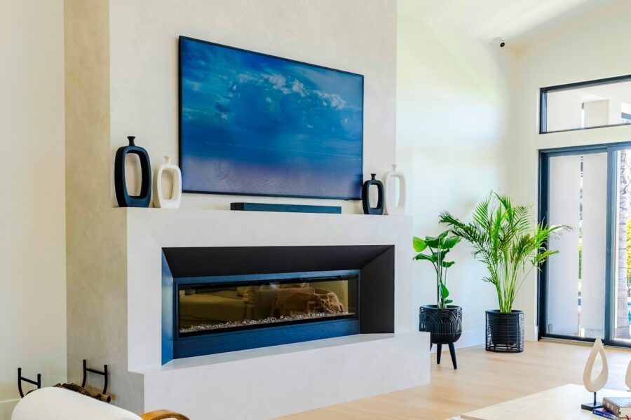 Smart thermostat wall