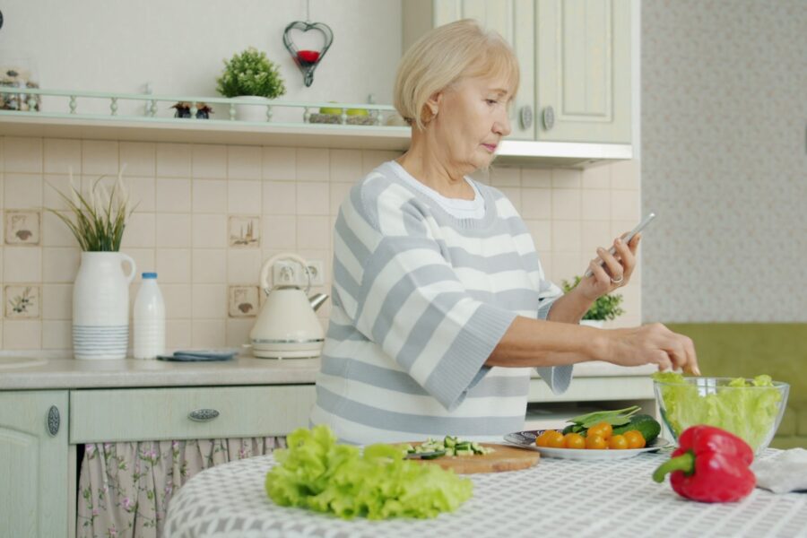 Smartphone recipe app